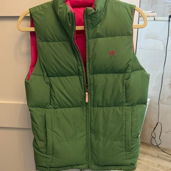 Lilly Pulitzer Vibrant Pink Puffer Vest - Picture 5 of 5